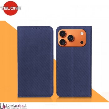 Telone atverčiamas dėklas - mėlynas (Apple Iphone 17 Pro Max/18 Pro Max)